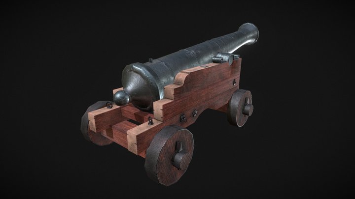 Cannon 3D Model