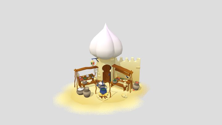 DAE_ Damoiseaux_ Noah_ Game Art Exam 3D Model