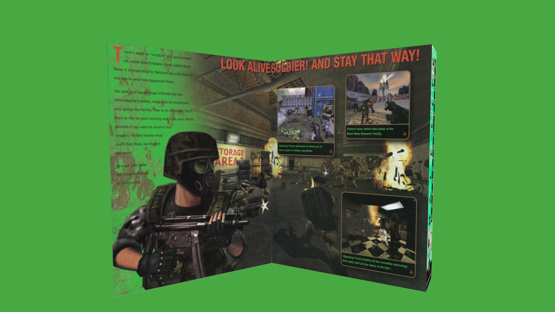 Half-Life Opposing Force Box Open