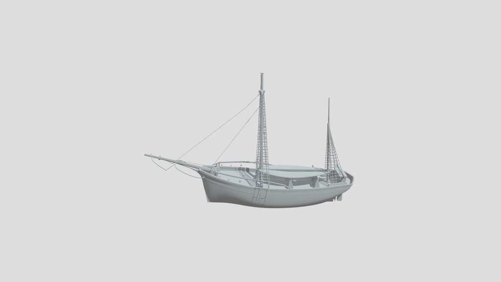 Tall Ship in Dry Dock