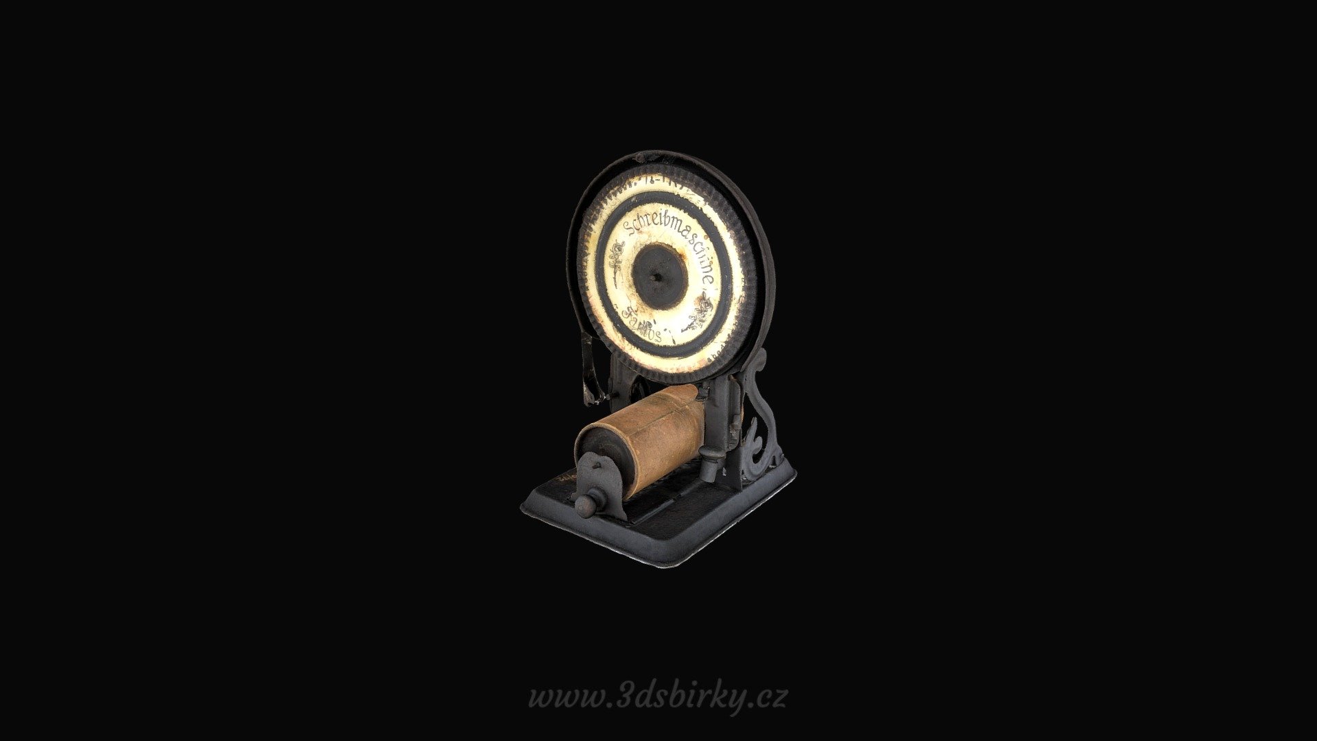 Psací stroj — Sketchfab embed 3D viewer