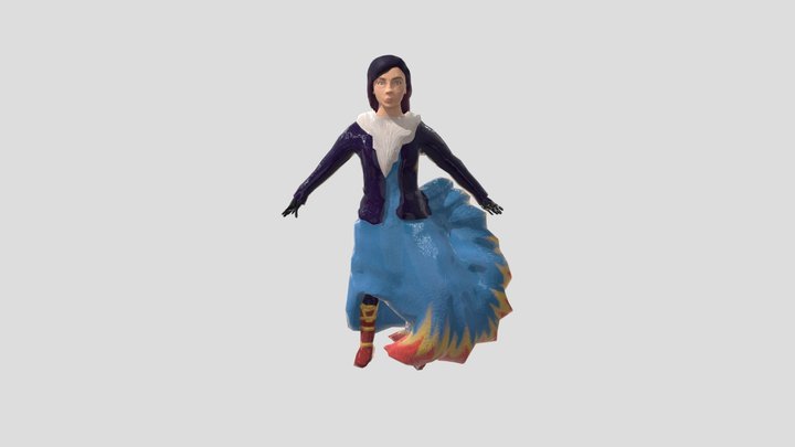 GART150 Character_Cassidy The Slayer 3D Model