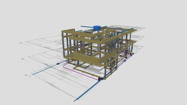 Rodrigo - Hidro + Estrutura 3D Model