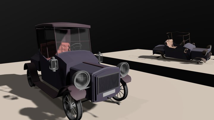 02 Detalization Car Old SF 3D Model