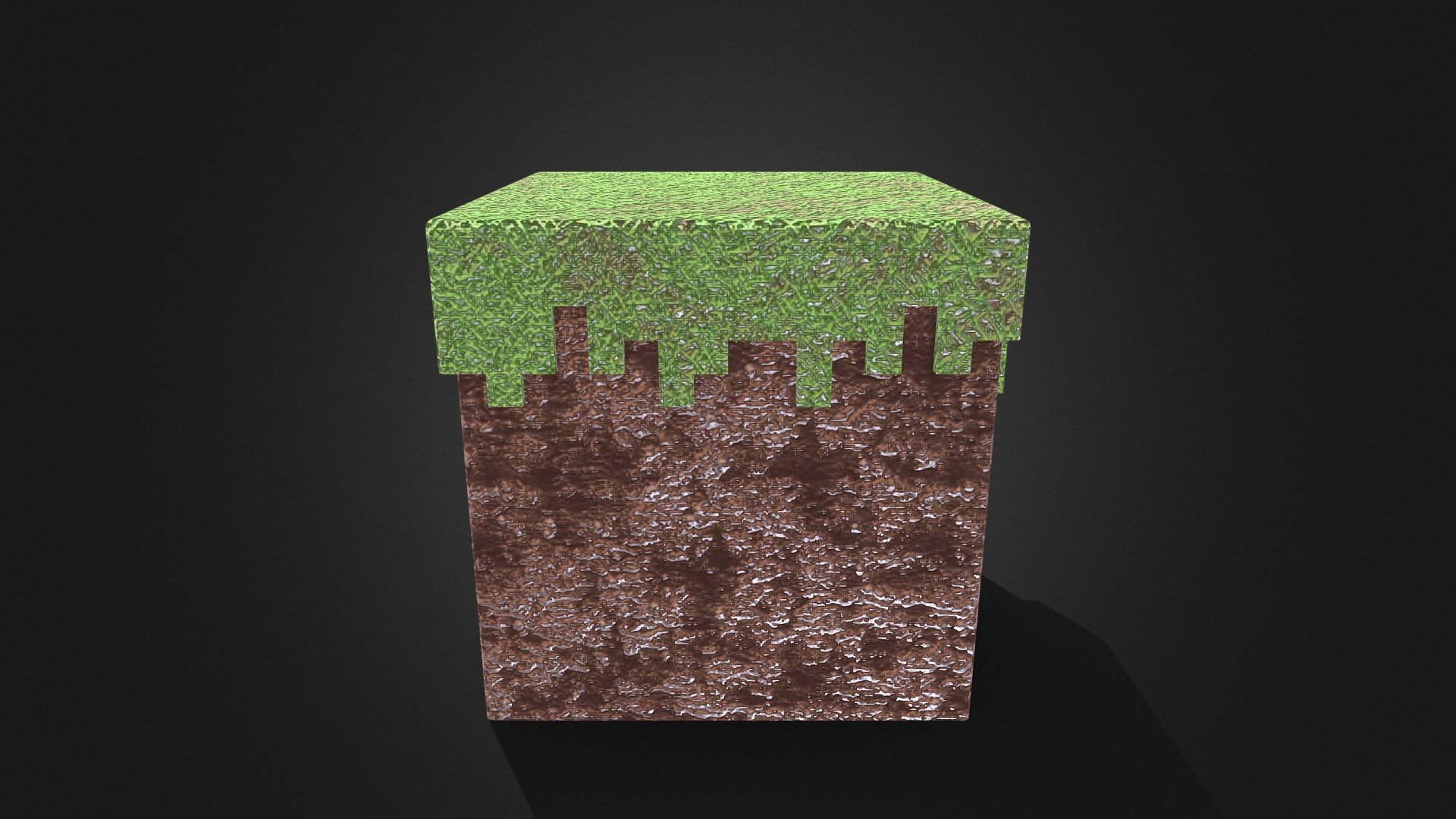 Minecraft Grass - Download Free 3D model by Rares Orza - skypro86 ...