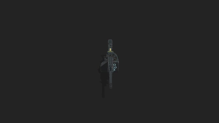 M249 Hack You! 3D Model