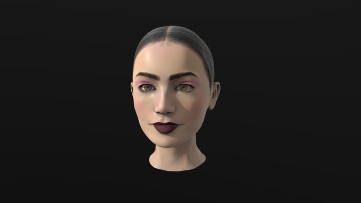 Lily Collins 3D Model