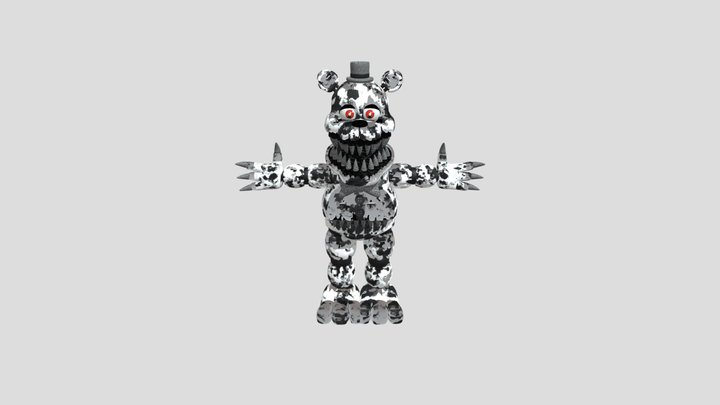 Nightmare Fredbear 3D Model