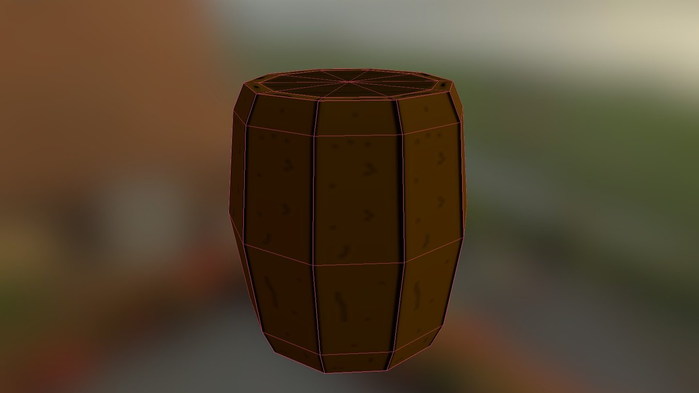 Barrel - 3D model by solpattie [857df73] - Sketchfab