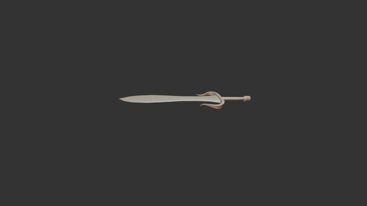 Sword Follow along 3D Model