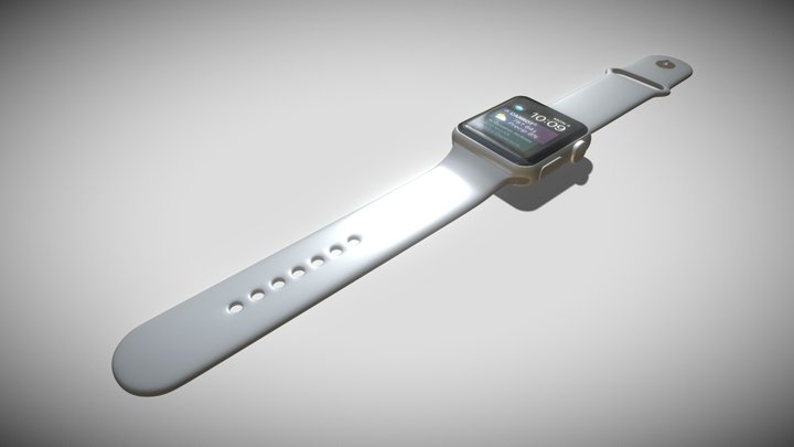 Apple iWatch series 3 3D Model