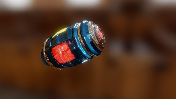 Hand Cannon 3D Model