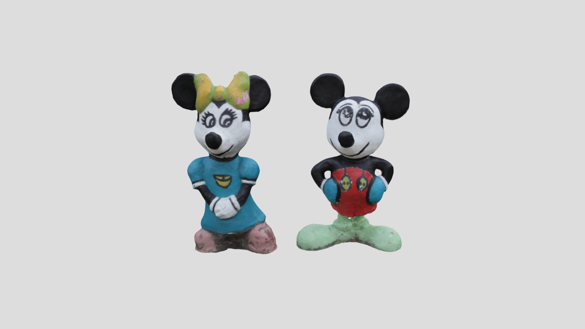 mickey and minnie mouse