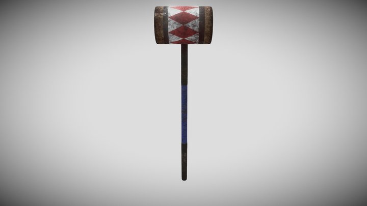 Harley Quinn's Hammer 3D Model