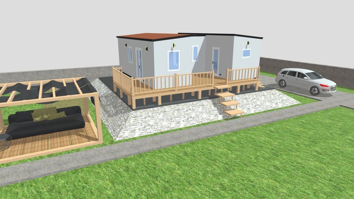 BRACK HOUSE 3D Model