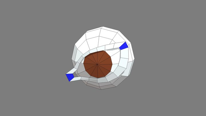 Stylized Eye - W.I.P. 3D Model