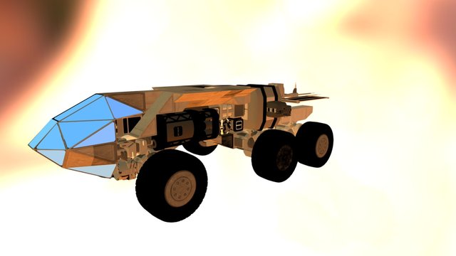 Ural-2 Khaki 3D Model