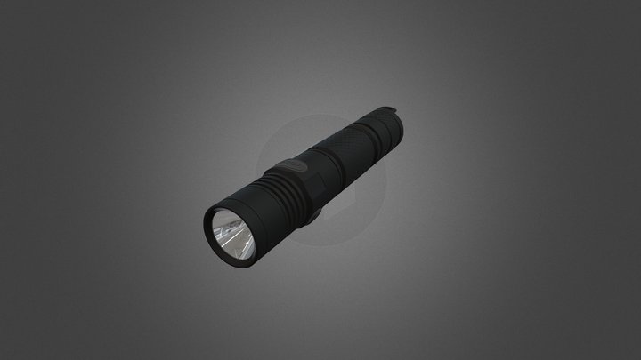 Nitecore MH12 flashlight 3D Model