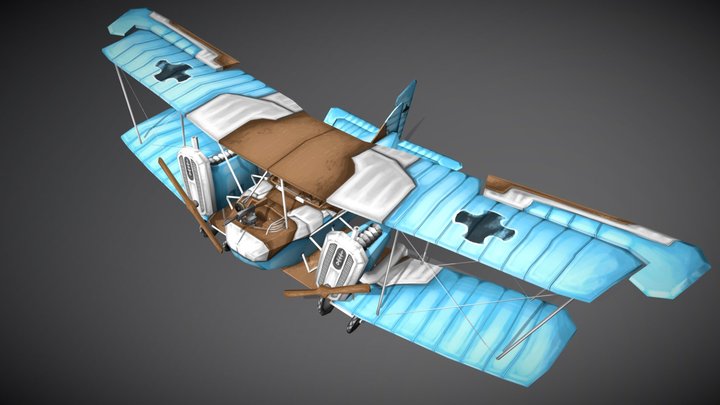 AEG G.IV Early, Stylized 3D Model