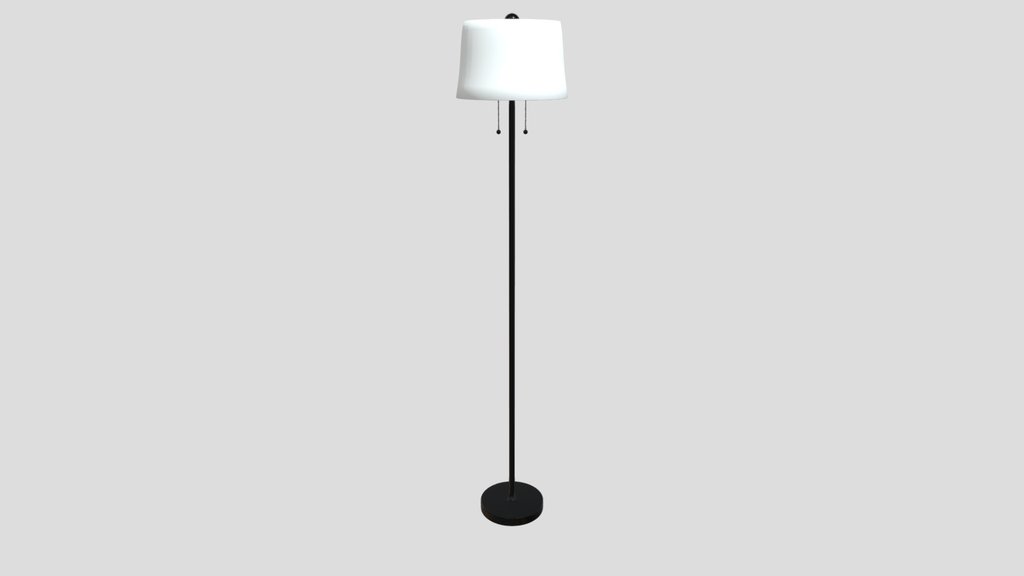 Shropshire Twin Pull Steel Floor Lamp