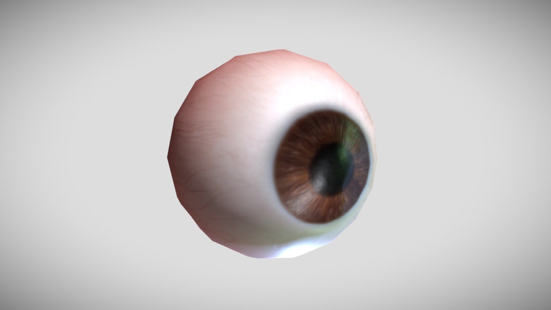 Low Poly Eyeball animation