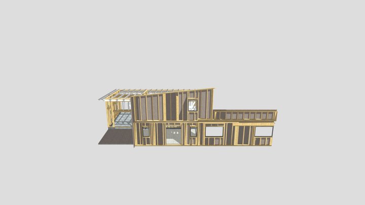 Garage und Vordach.xml 3D Model