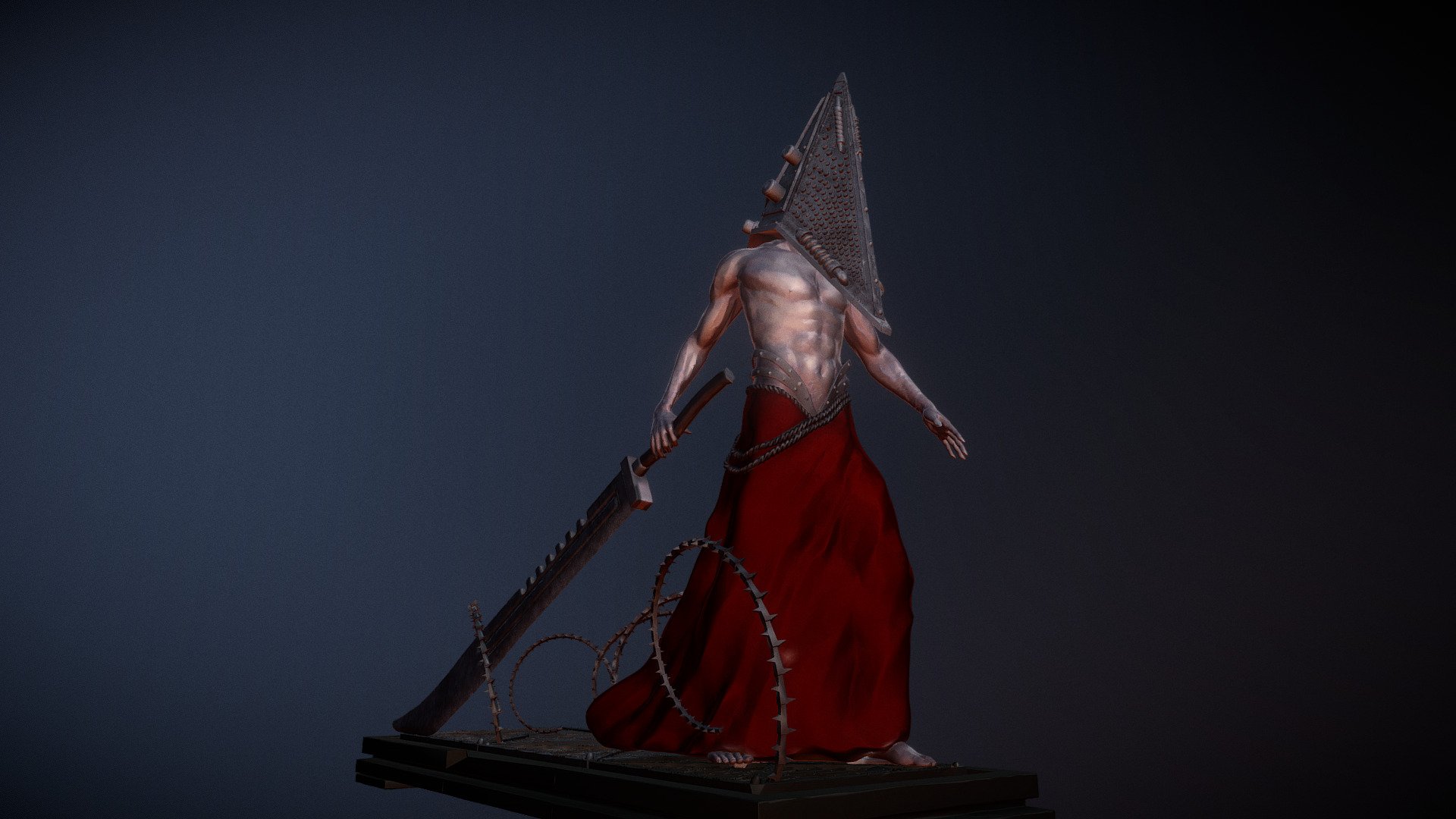 3d print pyramid head