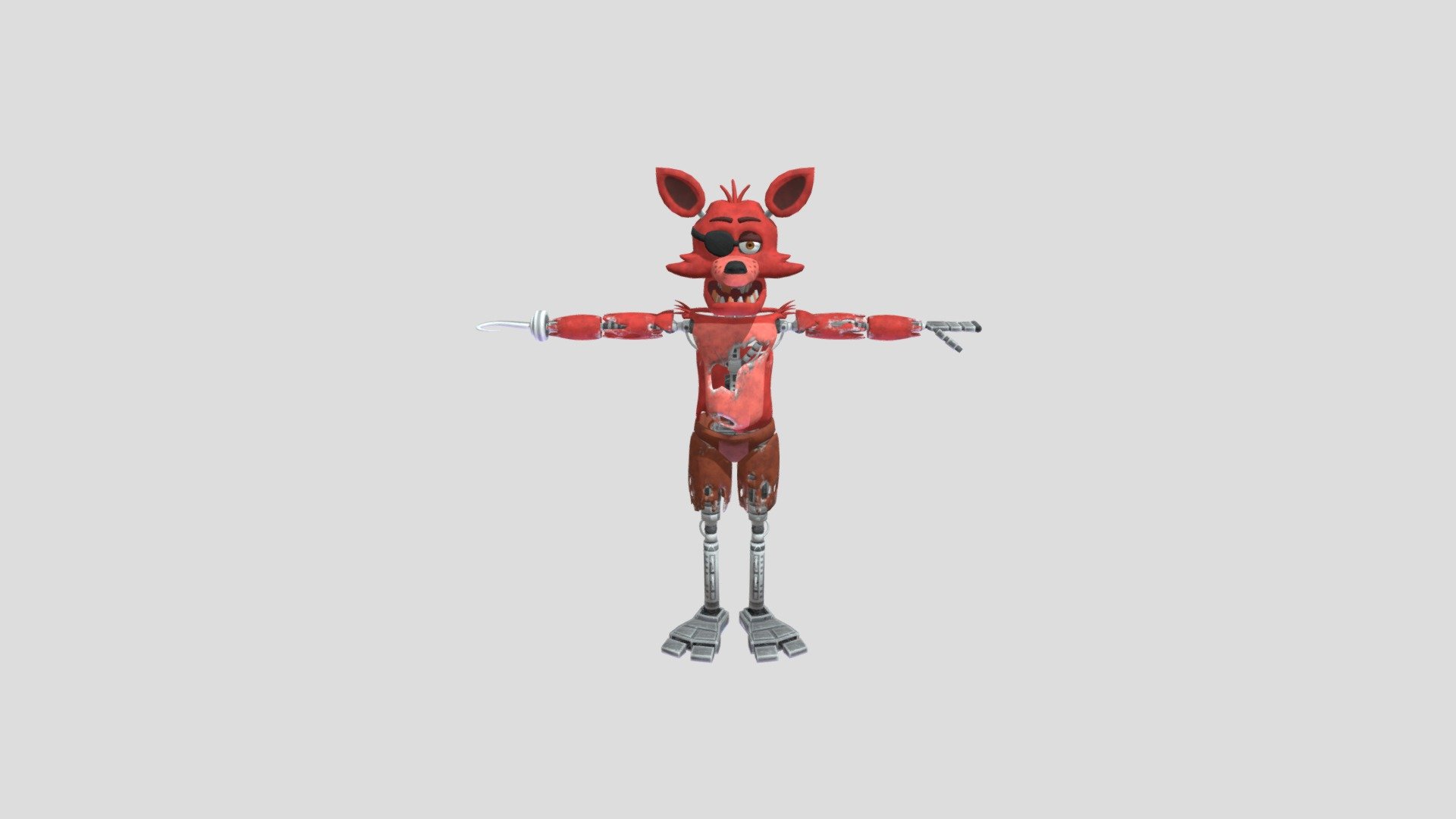 Foxy Special Delivery Download Free 3d Model By Fnaf Models Samdrw666 8584446 Sketchfab 1266