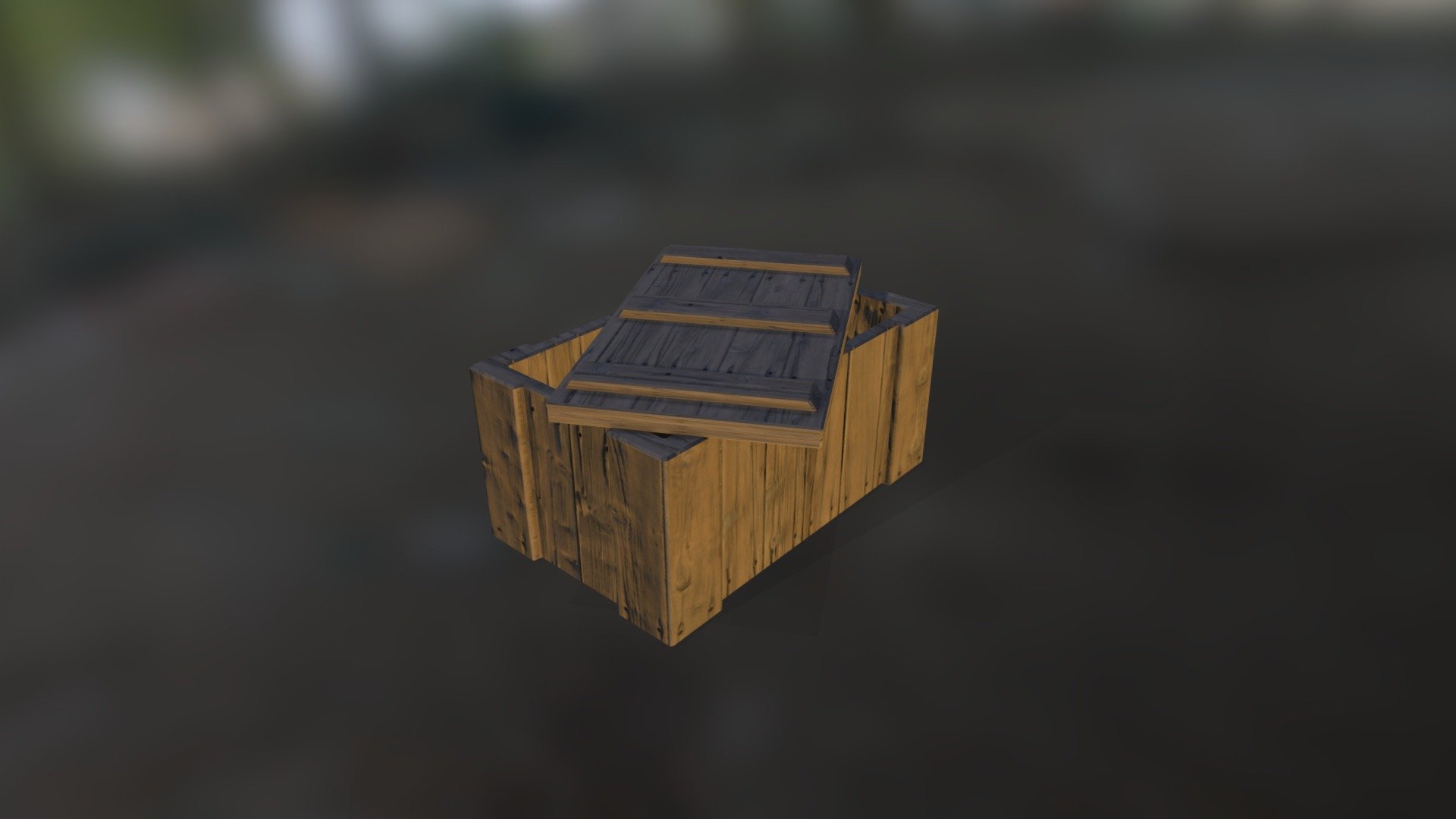 Wooden chest