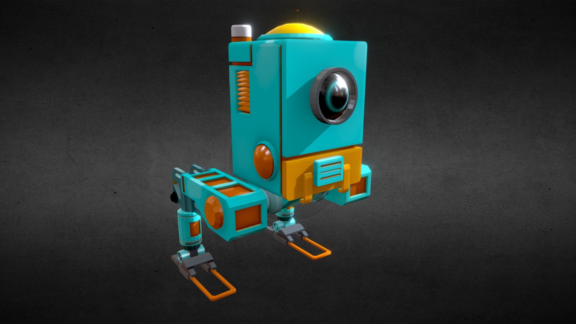 Robot Mid Poly - 3D model by Daniel Urrutia (@d.urrutia2222) [858466d ...