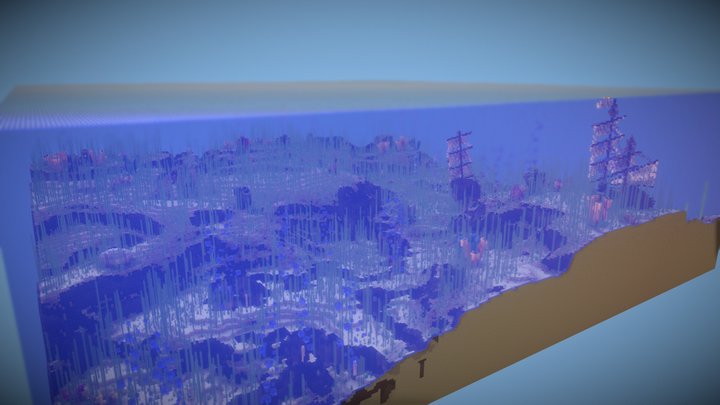 Underwater Showcase 3D Model