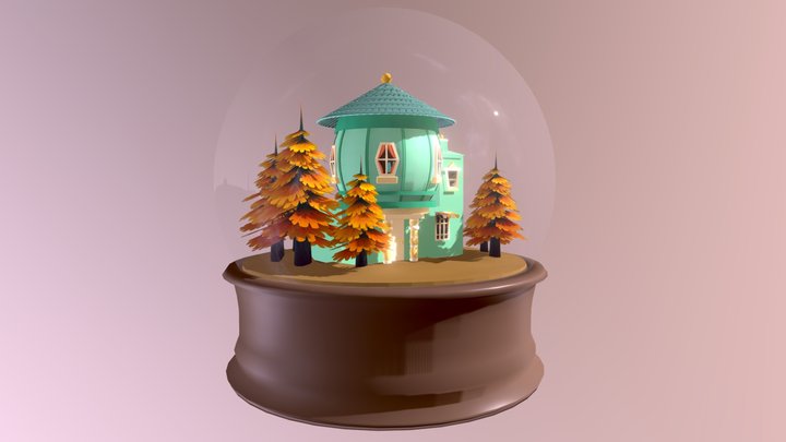 House Globe 3D Model