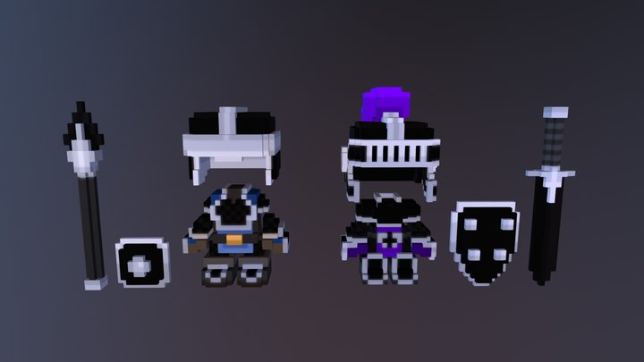 [Glassworks] Obsidian Armory 3D Model