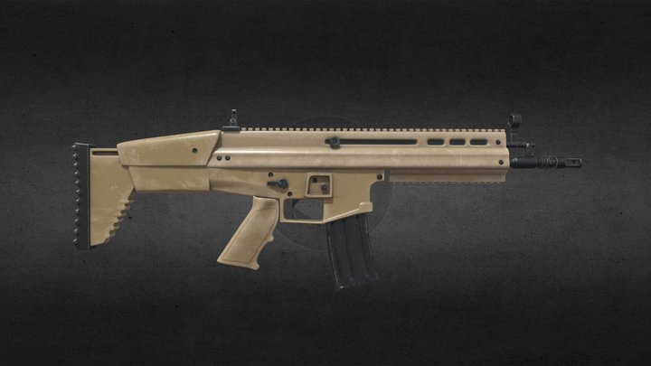 Scar-L   Assault Rifles 3D Model