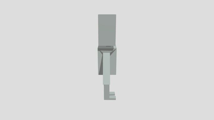 Simple Robot (Fixed + Rigged 3D Model