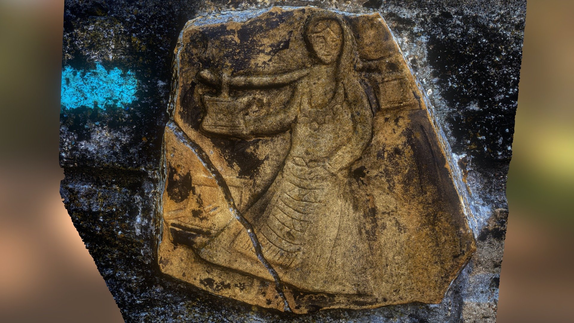 A fragment from a stone wall, Bulgaria