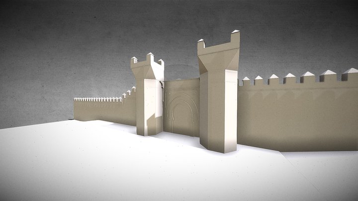 Chellah-Entrance-3D-View 3D Model