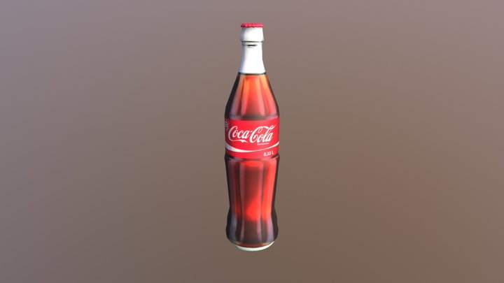 Bottiglia Coca Cola 3D Model