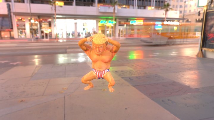 Trump's Ymca Dance 3D Model