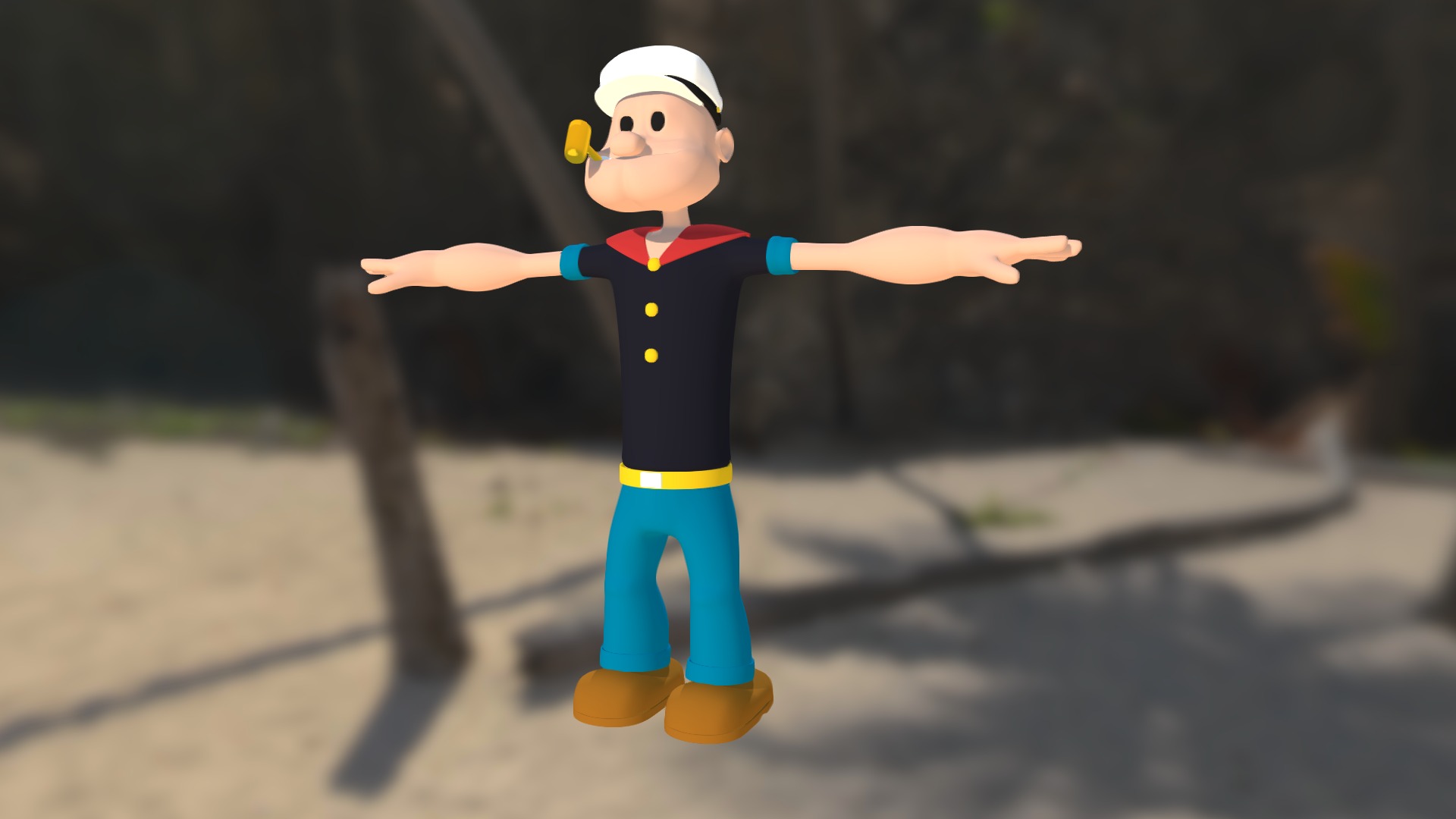 Popeye - 3D model by jasrattowal [8589a0c] - Sketchfab