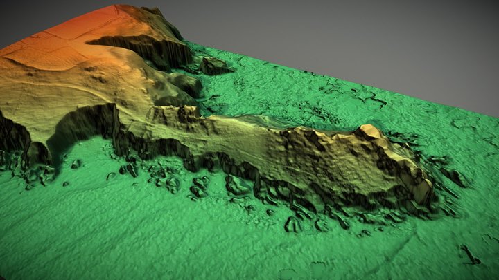 Trereen Dinas, Cornwall (UK) – Gratis 3D-model STL