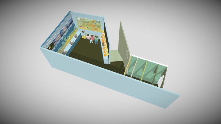Margate Caves - Exhibition Interpretation Space 3D Model