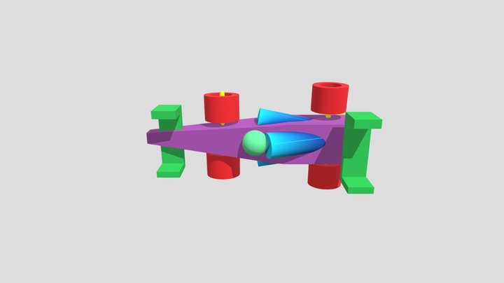 Carro de Juguete 3D Model