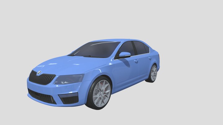 2014 Skoda Octavia RS – Kostenloses 3D-Modell STL