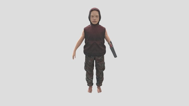 Child Character for Honours Project 3D Model