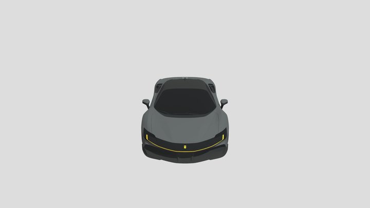 Ferrari SF90 Stradale MAKE BY SUJOY 3D Model