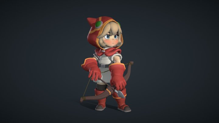 Archer - Stylized Creation Final Assignment 3D Model