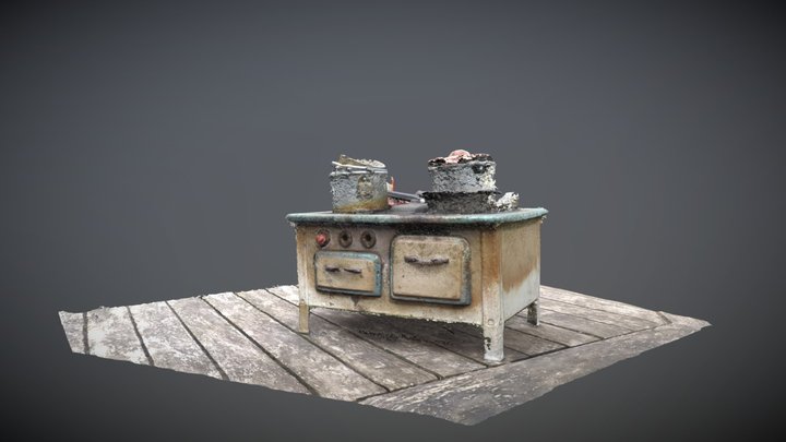 Cooking in the sun 3D Model