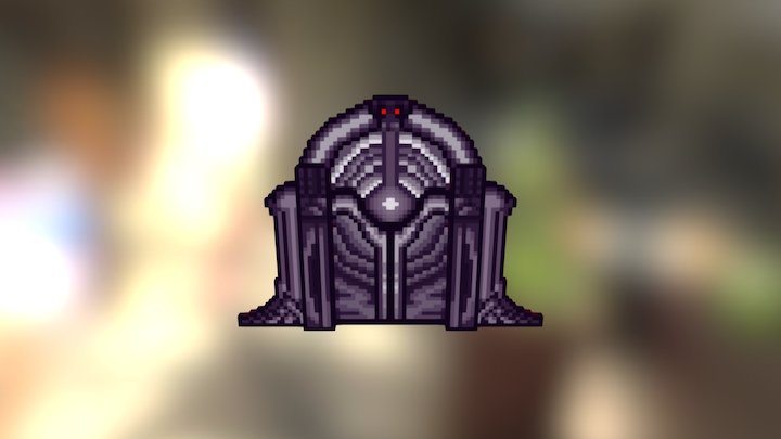 Dark Door 3D Model
