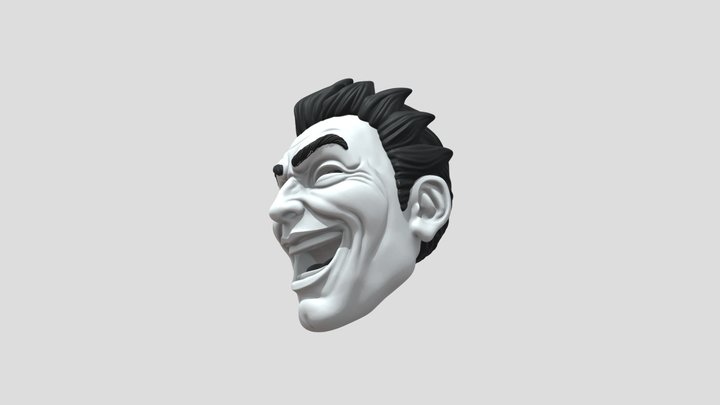 Sarcastic Laughing Mask - 3D Print Ready